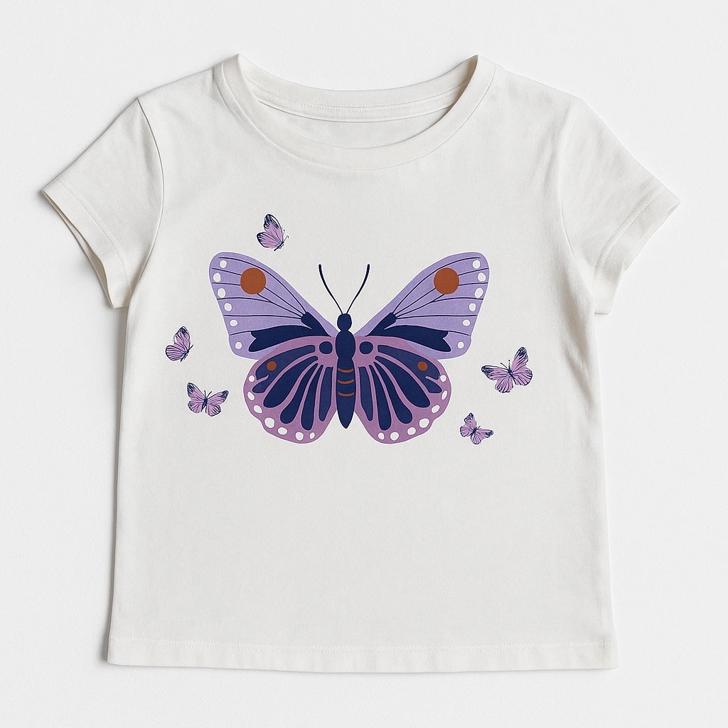Discover the Magic of a Butterfly Print Baby T Shirt