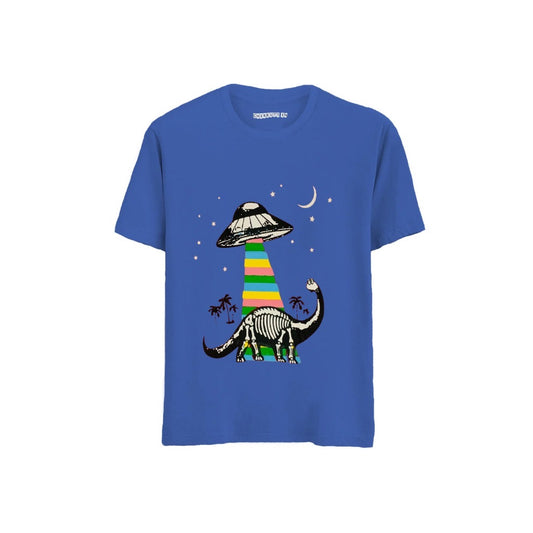 Dino mushroom blue t-shirt