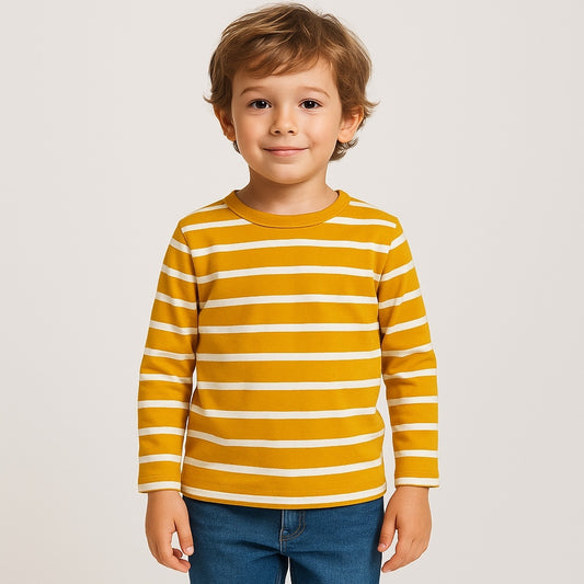 Yellow stripe t-shirt