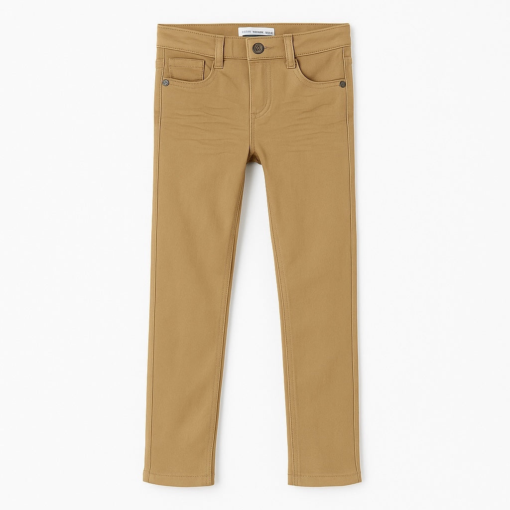 Khaki Denim Cotton Pant