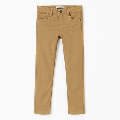 Khaki Denim Cotton Pant