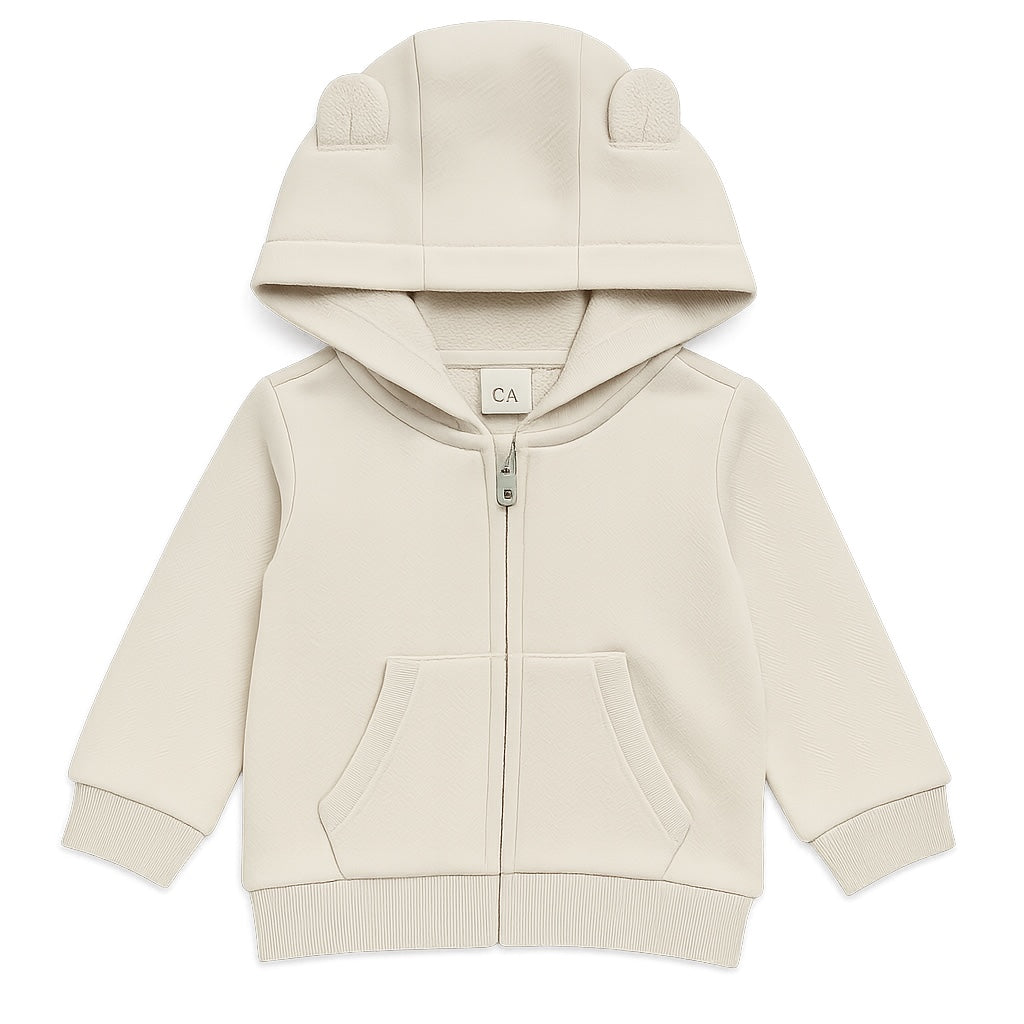 OFFWHITE EARS TERRY FABRIC HOOD