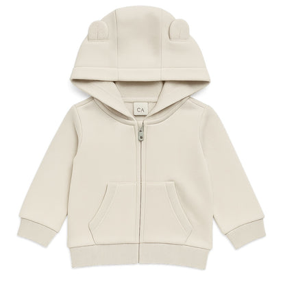 OFFWHITE EARS TERRY FABRIC HOOD