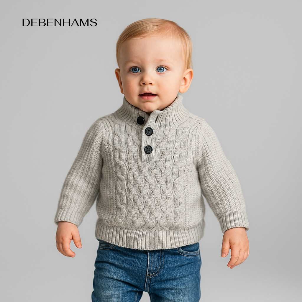 MOCK NECK STYLE SWEATER