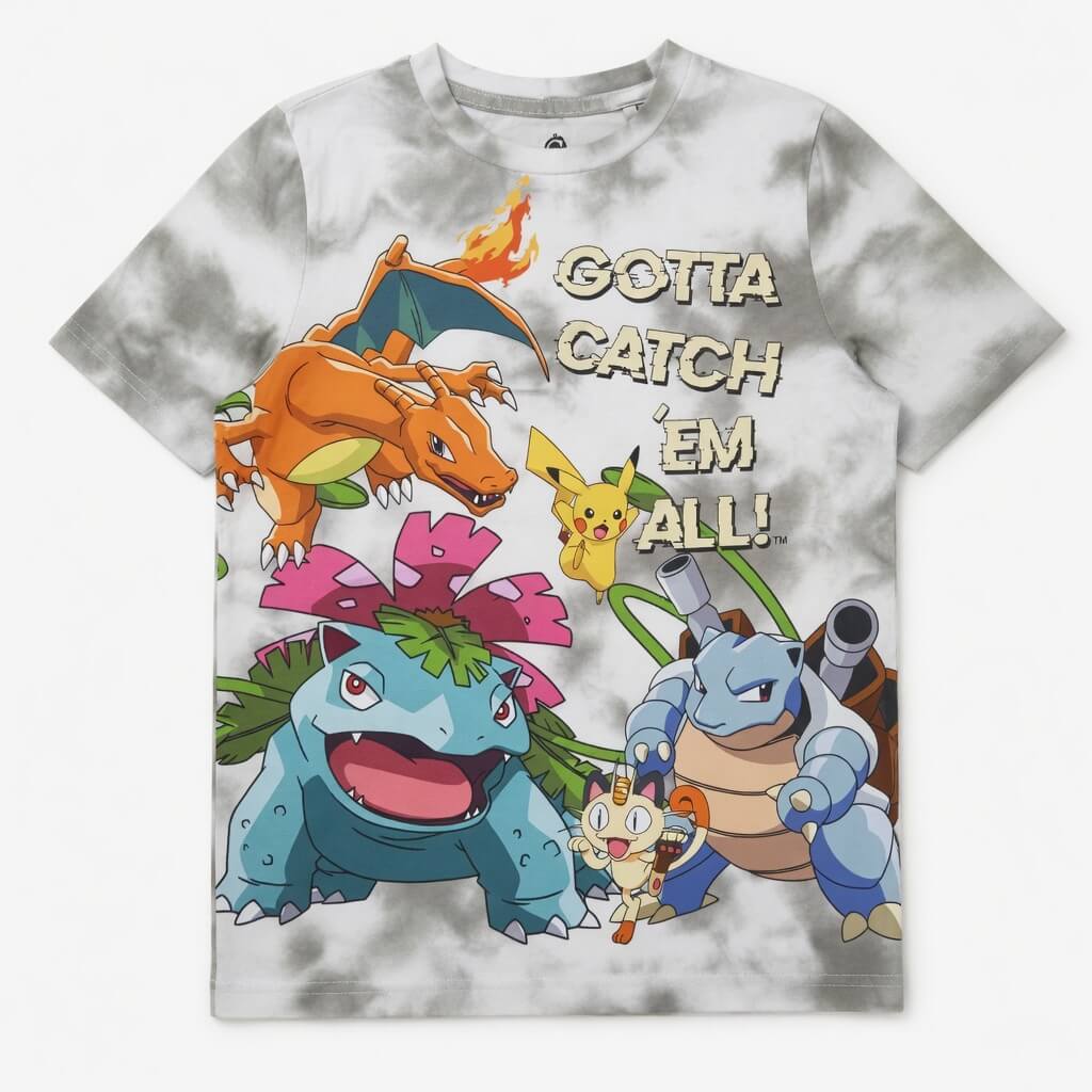 POKEMON PRINTED T-SHIRT
