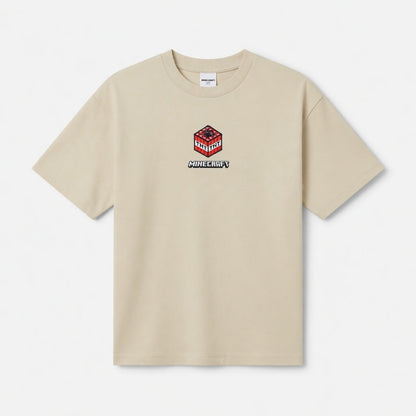 MINECRAFT LIGHT BROWN T-SHIRT