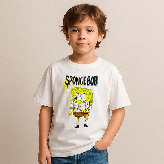 SPONGE BOB DROP SHOULDER T-SHIRT