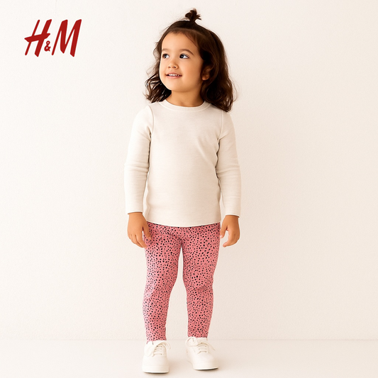 DOTTED PEACH LEGGINGS
