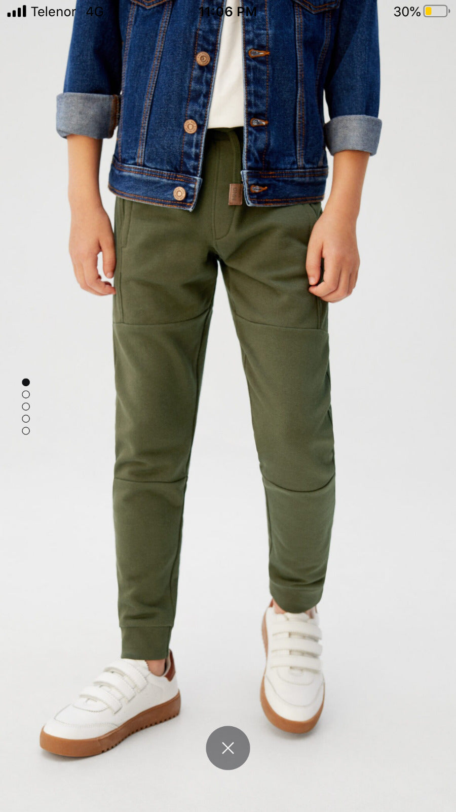 MNG GREEN TROUSER