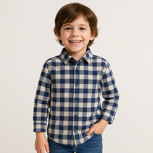 PLAID STYLE CASUAL SHIRT
