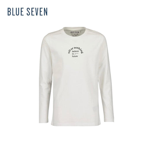 Blue seven white printed t-shirt