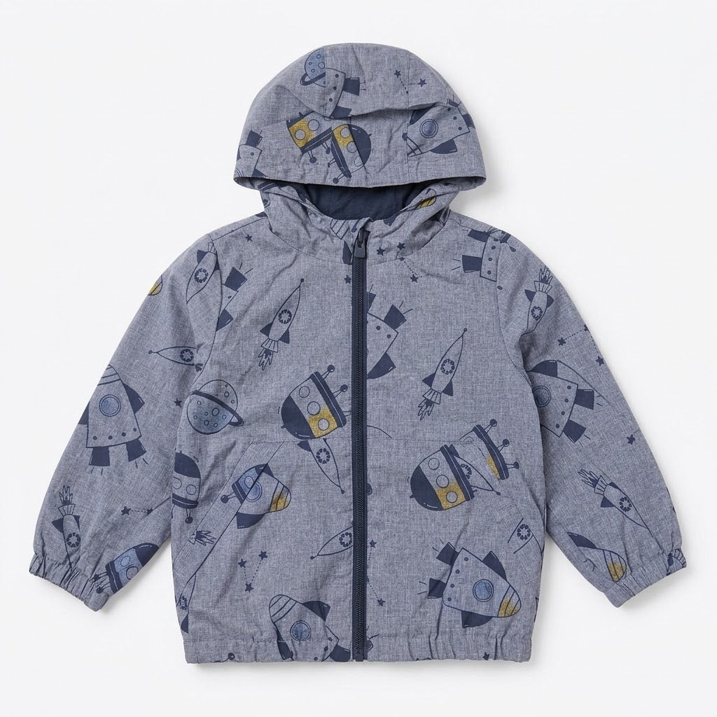 SPACE THEME HOODED JACKET