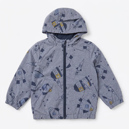 SPACE THEME HOODED JACKET
