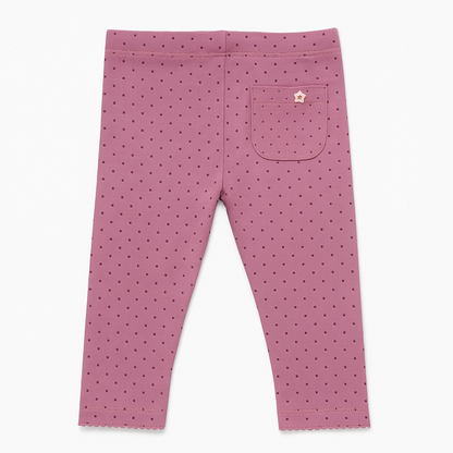 DOTTED POCKET STYLE LEGGING