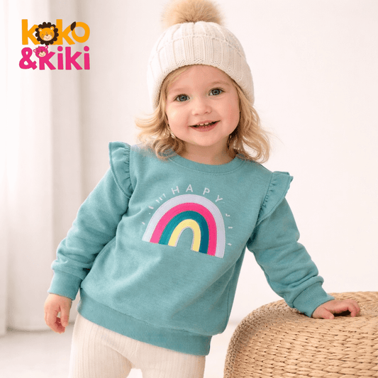 RAINBOW PRINT SWEATSHIRT
