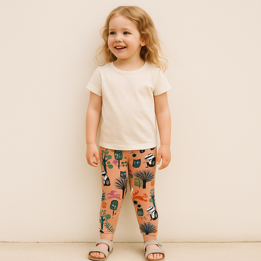 Forest pink leggings