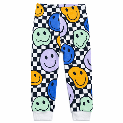 SMILEY CHECK TROUSER