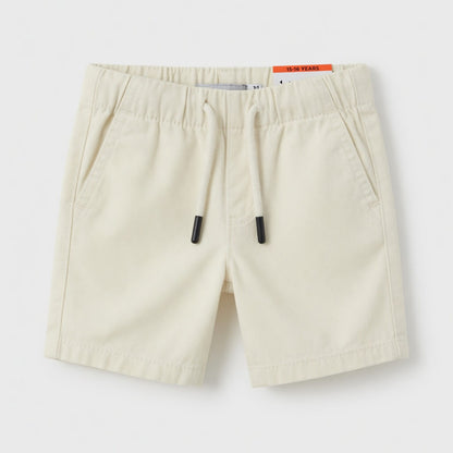 OFF WHITE COTTON SHORTS