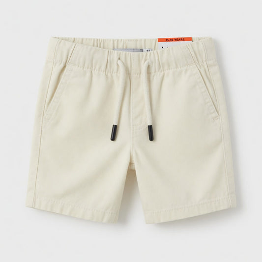 OFF WHITE COTTON SHORTS