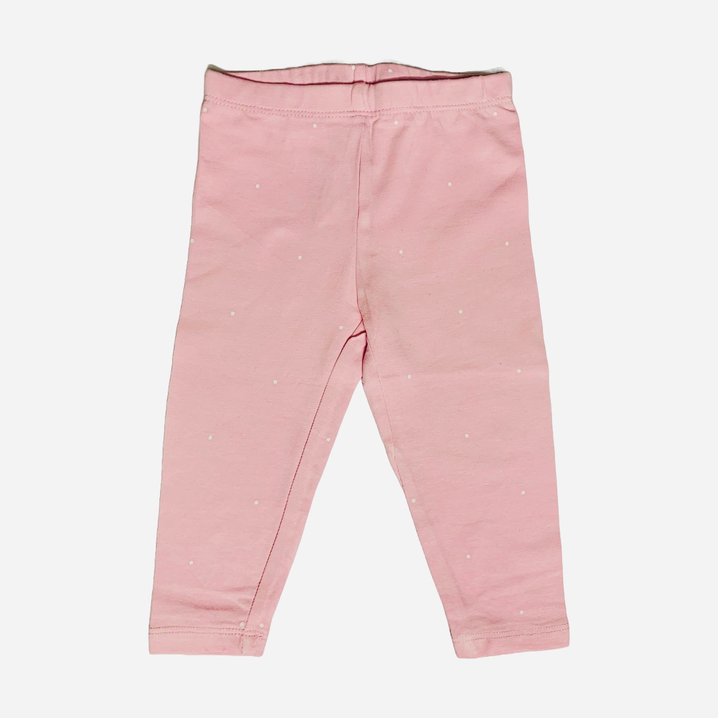 Polka baby pink leggings