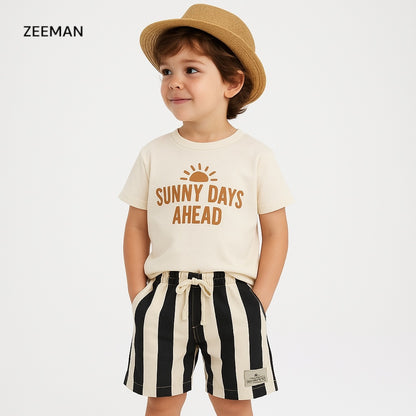Stripe Black and White Shorts for Baby Boys That Make Everyday Outfits