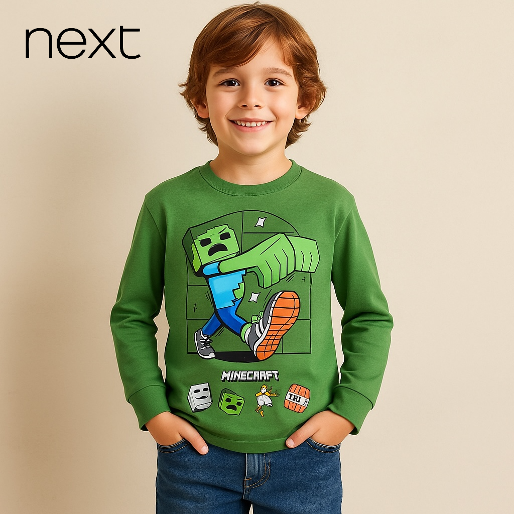 MINECRAFT GREEN T-SHIRT