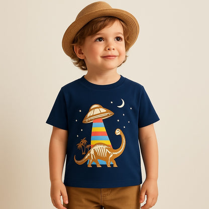 Dino Space navy blue t-shirt