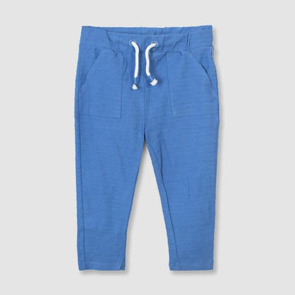 Lining blue summer trouser