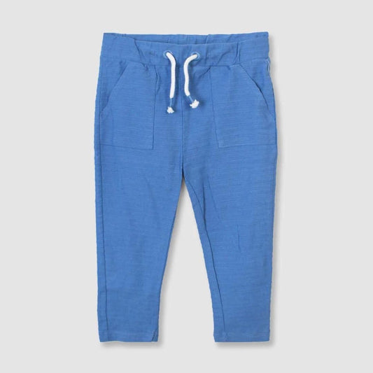 Lining blue summer trouser
