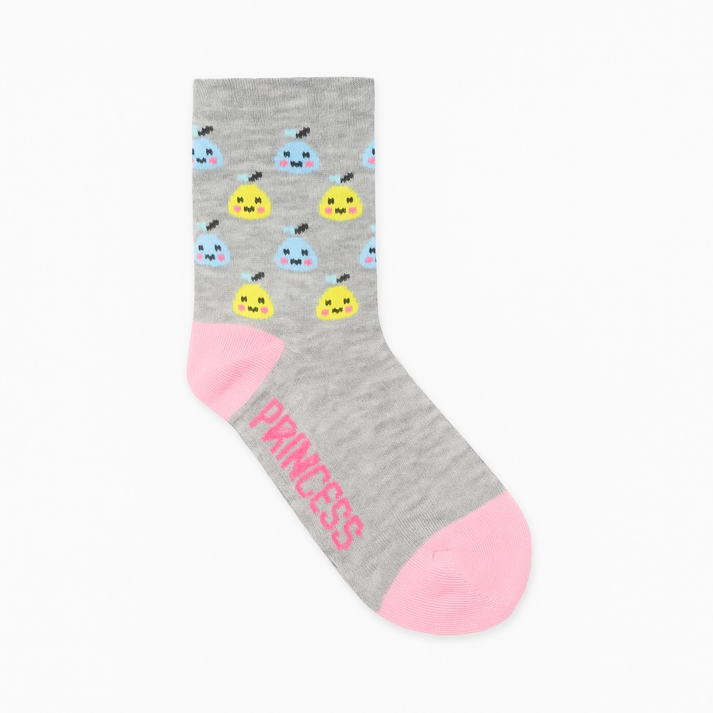 SMILEY GREY SOCKS
