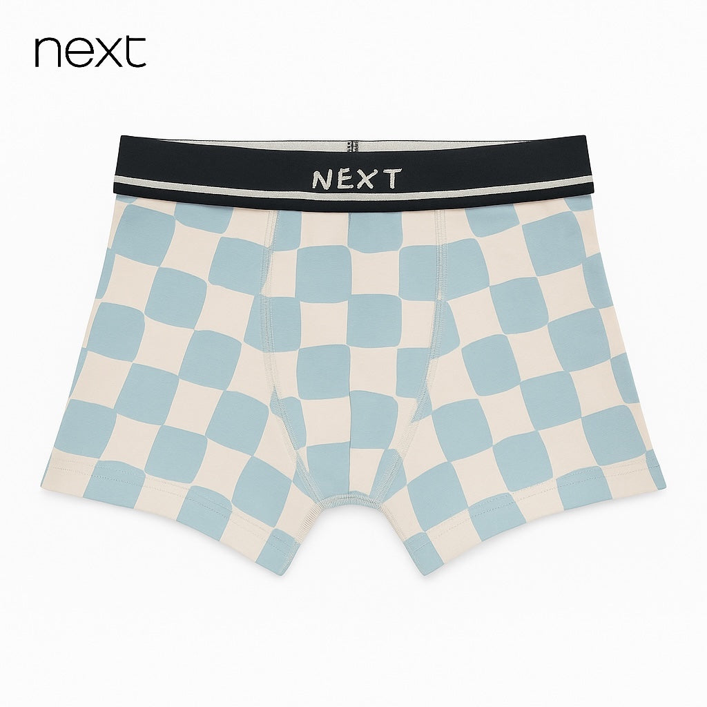CHECK LIGTH BLUE BOXERS