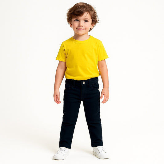BLACK STRETCHABLE DENIM PANT