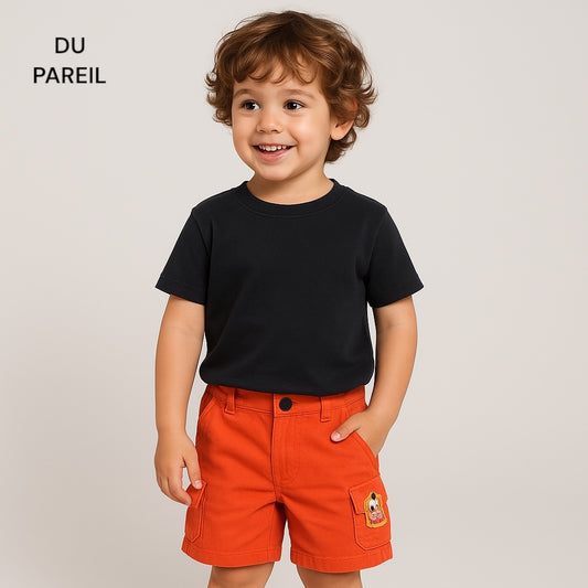 DP orange six pocket shorts