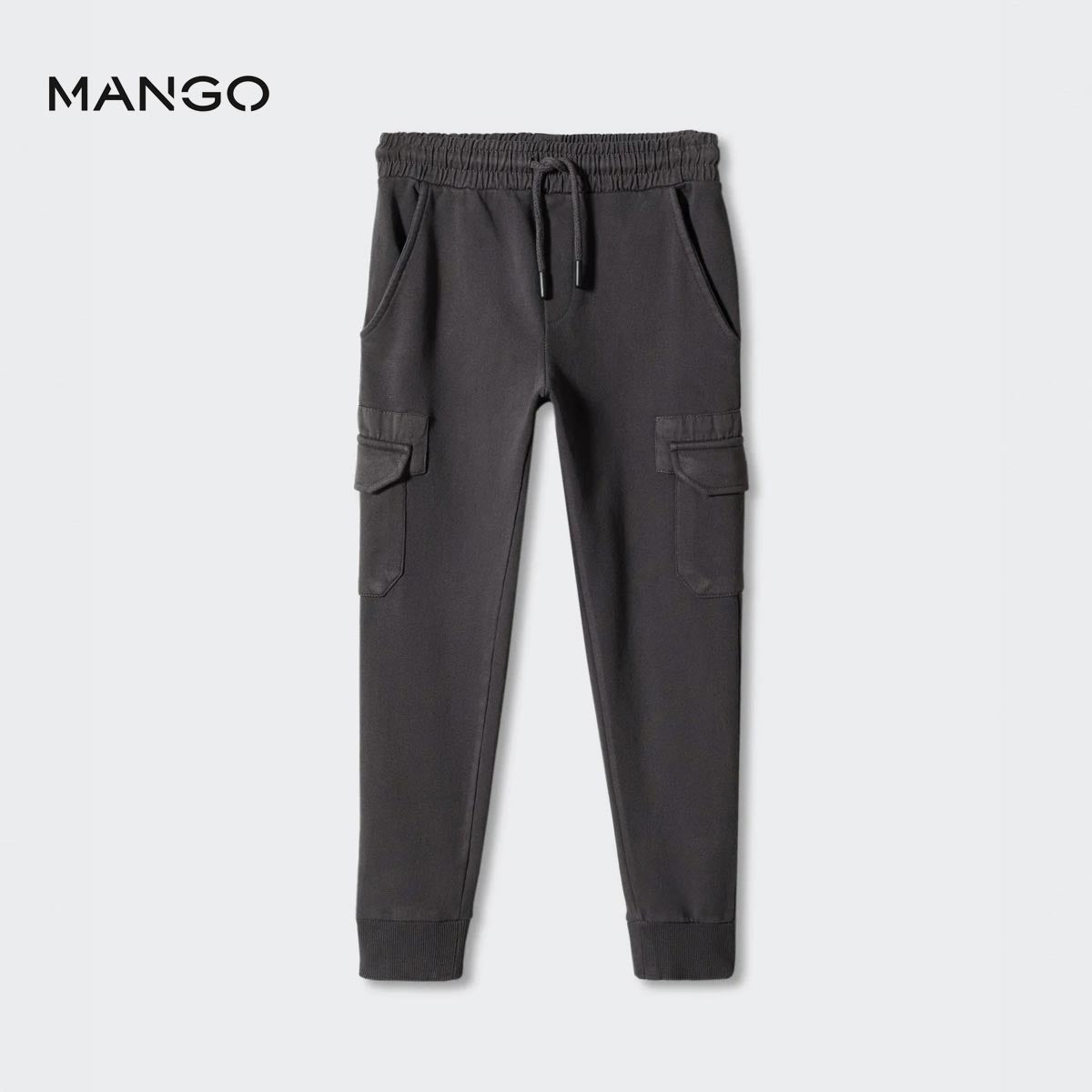 CHARCOAL CARGO JOGGER TROUSER