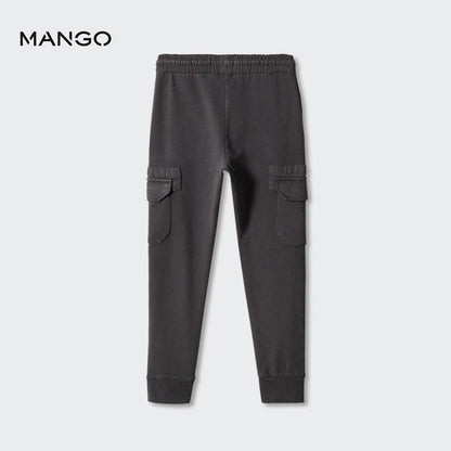 CHARCOAL CARGO JOGGER TROUSER
