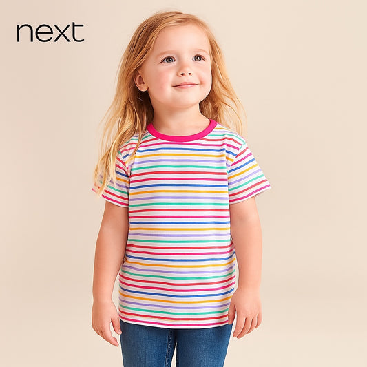 N multicolour stripe t-shirt