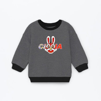 RABBIT DARK GREY SWEATSHIRT