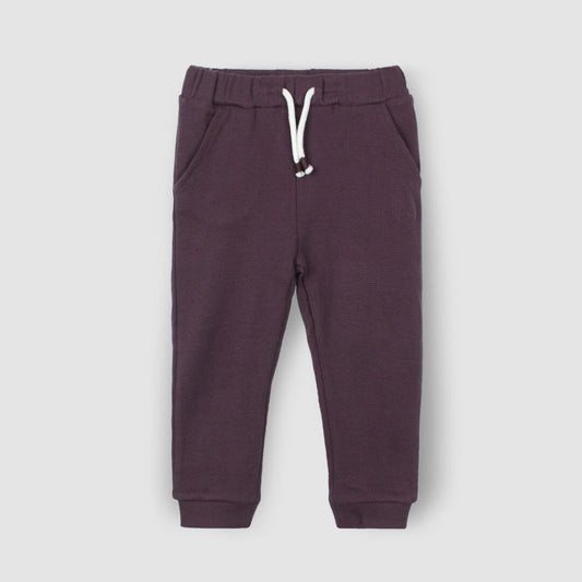 MAROON TEXTURE TROUSER