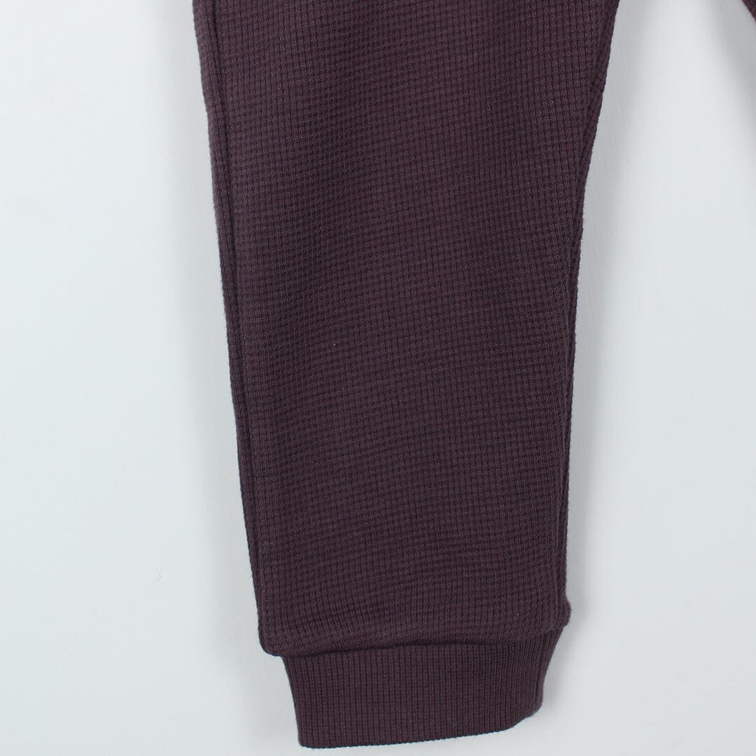 MAROON TEXTURE TROUSER