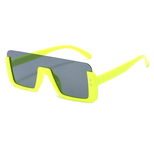 SOLID COLOR SQUARE SUNGLASSES