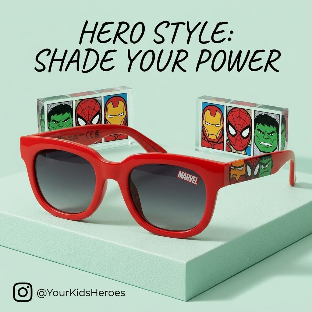 CARTOON CHARACTER RED SUNGLASSES