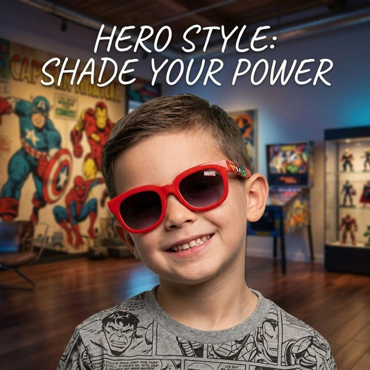 CARTOON CHARACTER RED SUNGLASSES