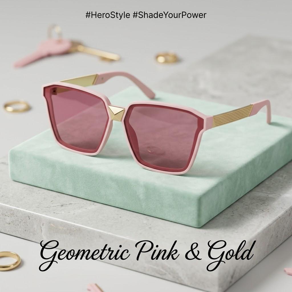 PINK FASHION SUNGLASSES