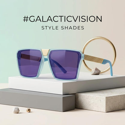 BLUE FASHION SUNGLASSES