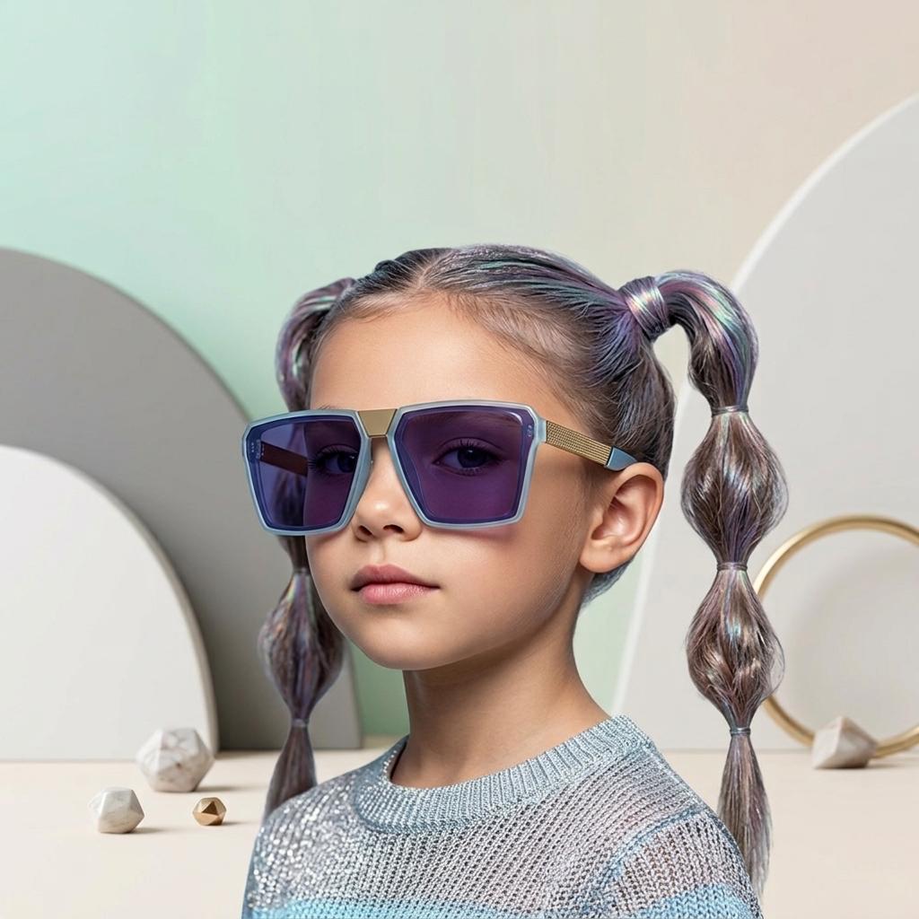 BLUE FASHION SUNGLASSES