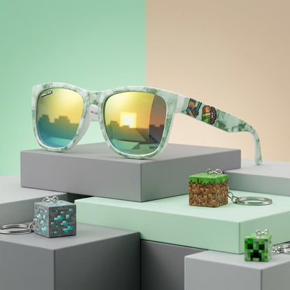 CARTOON CHARACTER GREEN SUNGLASSES