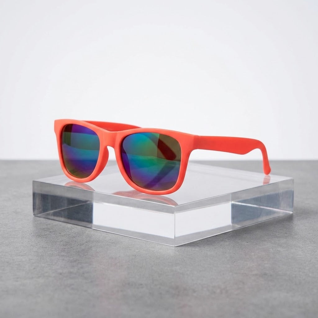 ORANGE FRAMED SUNGLASSES