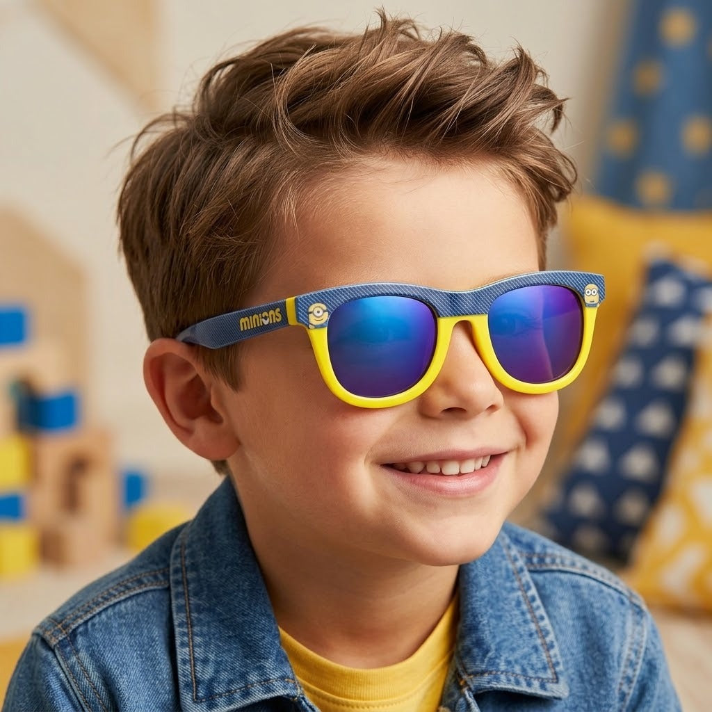 BLUE & YELLOW SUNGLASSES