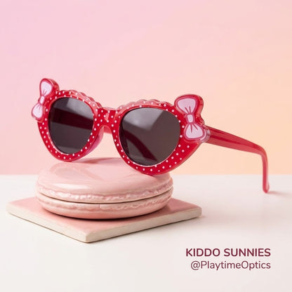 POLKA DOTS RED SUNGLASSES