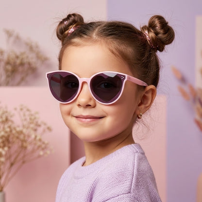 PINK FRAME SUN GLASSES